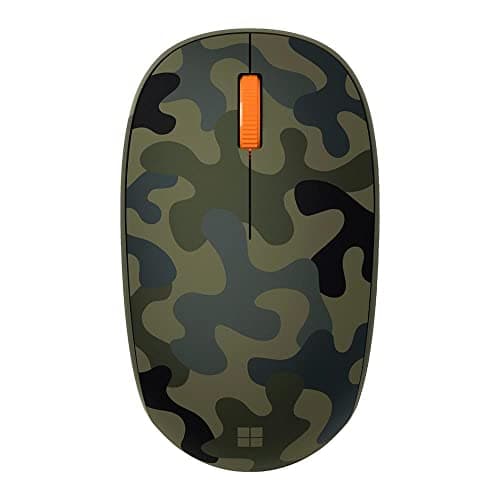 Microsoft Bluetooth Mouse - Forest Camo. Compact, Comfortable Design, Right/Left Hand Use, 3-Buttons, Wireless Bluetooth Mouse for PC/Laptop/Desktop, Works with for Mac/Windows Computers