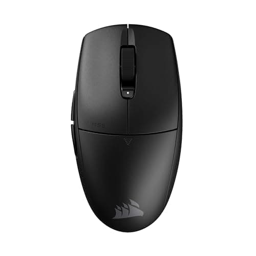 Corsair M55 Wireless Lightweight FPS Gaming Mouse – 2.4GHz & Bluetooth – 24,000 DPI – Long-Lasting Battery Life – Six Programmable Buttons – Textured Side Grips – Black