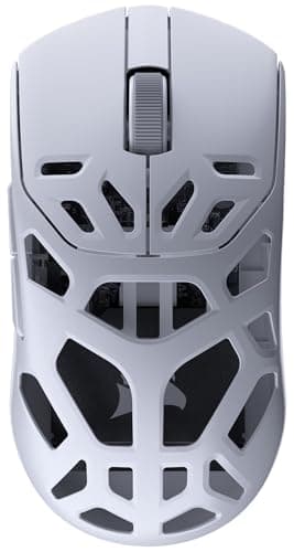 Corsair Sabre v2 PRO Wireless MG FPS Gaming Mouse – 33,000 DPI Marksman S Sensor, 8,000Hz Hyper-Polling, Durable Magnesium, Lightweight, Up to 120hr Battery – White