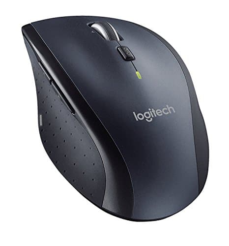 Logitech M705 Marathon Wireless Laser Mouse, 2.4 GHz Frequency, 30 ft Wireless Range, Right-Hand Use, Black
