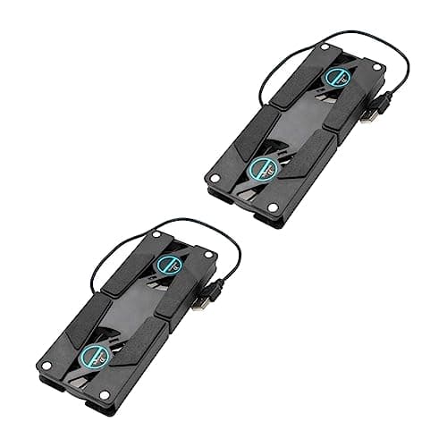 Gaming Laptop Cooling Pad 2pcs Notebook Cooler Foldable Design Ventilated Support for Laptops
