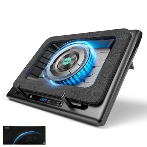 llano V12 Gaming Laptop Cooling Pad + Mouse Pad Bundle