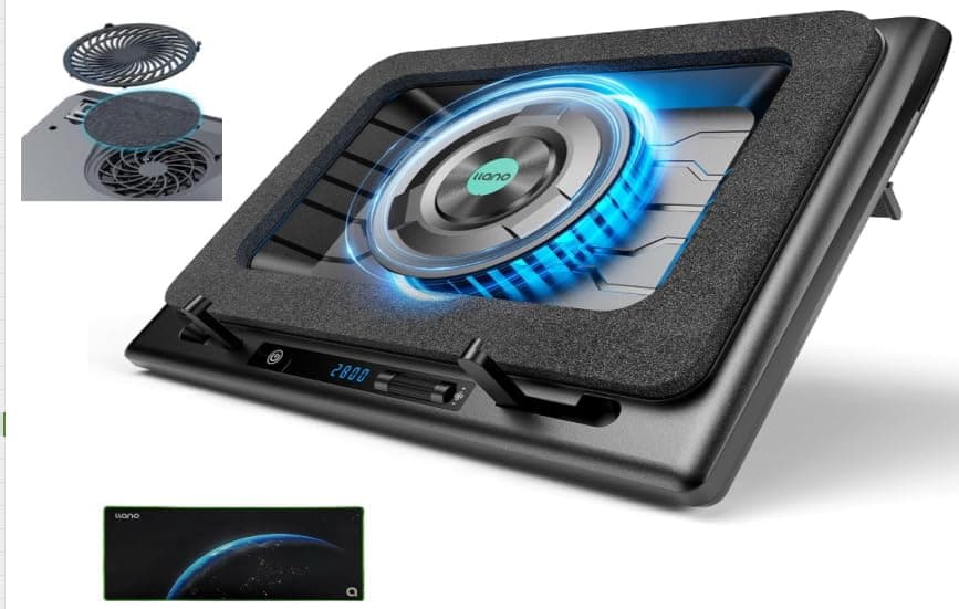 V13 Laptop Cooling Pad with Dust-Proof Cotton