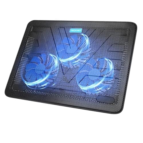 TECKNET 3-Fan Laptop Cooling Pad (12–17 Inch)
